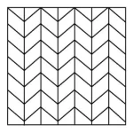 Chevron tiling pattern